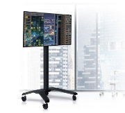 Picture of B-Tech Universal Flat Screen Trolley (VESA 600 x 400) - 1.7m Column