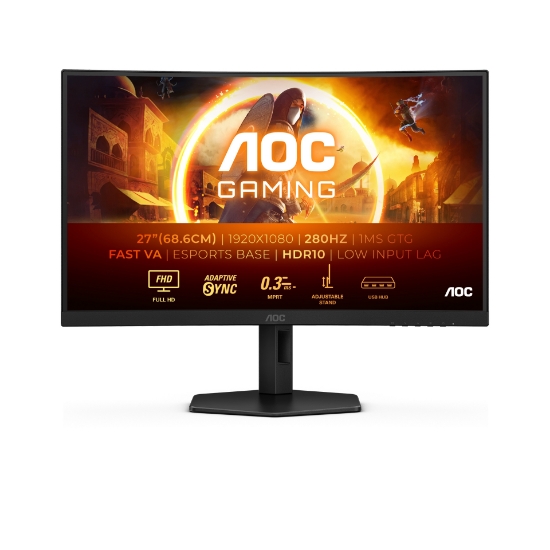 Picture of AOC G4 C27G4ZXU computer monitor 68.6 cm (27") 1920 x 1080 pixels Full HD LED Black