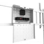 Picture of Neomounts FL50-575WH1 TV trolley 65-110" - fast installation - TÜV
