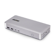 Picture of StarTech.com USB4 Docking Station, USB-C 40Gbps, Dual Video HDMI, Up to 2x 4K 60Hz 4:4:4 (RGB) or 2x 4K 120Hz 4:2:2, Multi-Monitor Dock, 6x USB, 2.5GbE, 100W PD