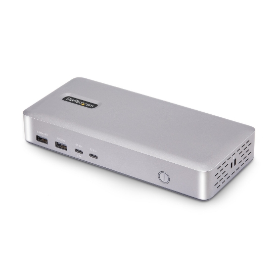 Picture of StarTech.com USB4 Docking Station, USB-C 40Gbps, Dual Video HDMI, Up to 2x 4K 60Hz 4:4:4 (RGB) or 2x 4K 120Hz 4:2:2, Multi-Monitor Dock, 6x USB, 2.5GbE, 100W PD