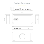 Picture of StarTech.com USB4 Docking Station, USB-C 40Gbps, Dual Video HDMI, Up to 2x 4K 60Hz 4:4:4 (RGB) or 2x 4K 120Hz 4:2:2, Multi-Monitor Dock, 6x USB, 2.5GbE, 100W PD