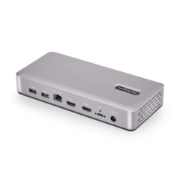 Picture of StarTech.com USB4 Docking Station, USB-C 40Gbps, Dual Video HDMI, Up to 2x 4K 60Hz 4:4:4 (RGB) or 2x 4K 120Hz 4:2:2, Multi-Monitor Dock, 6x USB, 2.5GbE, 100W PD