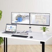 Picture of StarTech.com USB4 Docking Station, USB-C 40Gbps, Dual Video HDMI, Up to 2x 4K 60Hz 4:4:4 (RGB) or 2x 4K 120Hz 4:2:2, Multi-Monitor Dock, 6x USB, 2.5GbE, 100W PD