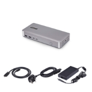 Picture of StarTech.com USB4 Docking Station, USB-C 40Gbps, Dual Video HDMI, Up to 2x 4K 60Hz 4:4:4 (RGB) or 2x 4K 120Hz 4:2:2, Multi-Monitor Dock, 6x USB, 2.5GbE, 100W PD