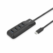 Picture of ACT AC6420 interface hub USB 3.2 Gen 1 (3.1 Gen 1) Type-C 5000 Mbit/s Black