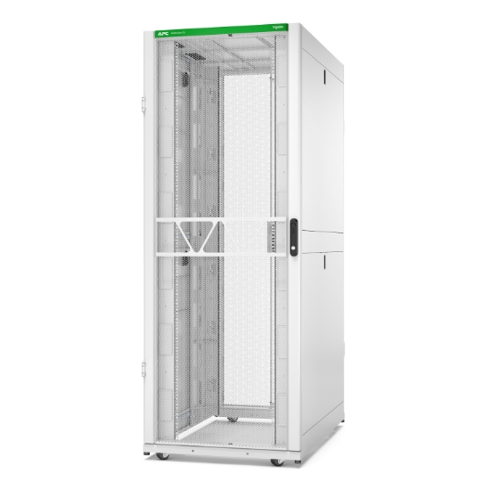 Picture of APC NetShelter SX Server Rack Gen 2, 42U, 1991H x 750W x 1200D mm, with Sides, White