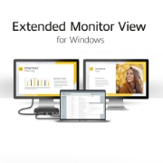 Picture of ACT USB-C 4K MST docking station for 2 HDMI monitors, Ethernet, USB-C, 3x USB-A, PD pass-through and 1 meter detachable connection cable