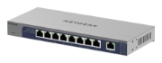 Picture of NETGEAR GS108MX-100EUS network switch Unmanaged L2 Gigabit Ethernet (10/100/1000) Desktop/Wall-Mounting