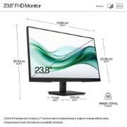 Picture of HP Series 3 Pro 23.8 inch FHD Monitor - 324pv