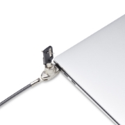 Picture of StarTech.com Slim Lock Noble Wedge® Slot Compatible, 5ft (1.5m) Locking Cable, Desk Anti-Theft Security For Laptop/Notebook, Cut-Resistant Steel Cable, Keyed Lock