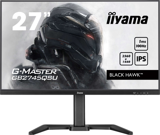 Picture of iiyama G-MASTER GB2745QSU-B2 computer monitor 68.6 cm (27") 2560 x 1440 pixels Wide Quad HD LED Black