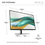 Picture of HP Series 5 Pro 23.8 inch FHD No Stand Monitor - 524pf
