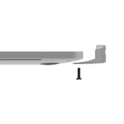 Picture of Compulocks Ledge Lock Adapter for MacBook Pro 13" M1 & M2 Silver