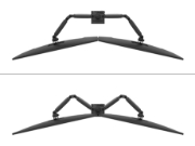 Picture of Neomounts DS60-600BL2 Monitor arm 10-32" - Quick-fix - 180°-stop
