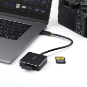 Picture of StarTech.com 1B-USB-C-SDE-ADAPTER card reader USB 3.2 Gen 2 (3.1 Gen 2) Type-C Black