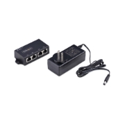 Picture of StarTech.com 2-Port Gigabit Midspan PoE+ Injector, 10/100/1000Mbps, PoE+ (802.3af/at), 30W, 1Gbps Ethernet, Wall Mountable, Unmanaged Inline Power Over Ethernet