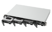 Picture of QNAP TS-433eU NAS Rack (1U) Cortex-A Cortex-A55 4 GB 0 TB QNAP Turbo System Black