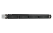 Picture of QNAP TS-433eU NAS Rack (1U) Cortex-A Cortex-A55 4 GB 0 TB QNAP Turbo System Black
