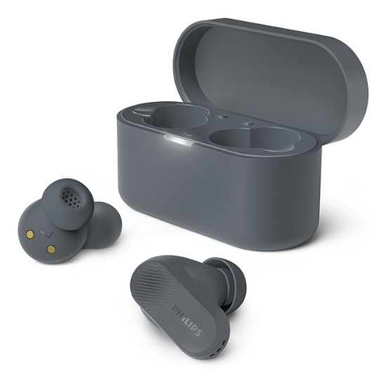 Picture of Philips 3000 series TAT3509GY/00 headphones/headset True Wireless Stereo (TWS) In-ear Calls/Music Bluetooth Grey