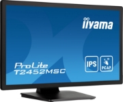 Picture of iiyama ProLite T2452MSC-B1AG computer monitor 60.5 cm (23.8") 1920 x 1080 pixels Full HD LED Touchscreen Black