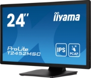 Picture of iiyama ProLite T2452MSC-B1AG computer monitor 60.5 cm (23.8") 1920 x 1080 pixels Full HD LED Touchscreen Black