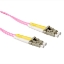 Picture of ACT 2 meter LSZH Multimode 50/125 OM4 fiber patch cable duplex with LC connectors
