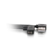 Picture of C2G USB 2.0, 1m USB cable USB A Micro-USB B Black