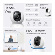 Picture of TP-Link Tapo TC74 security camera Bulb IP security camera Indoor 2880 x 1620 pixels Ceiling/Desk
