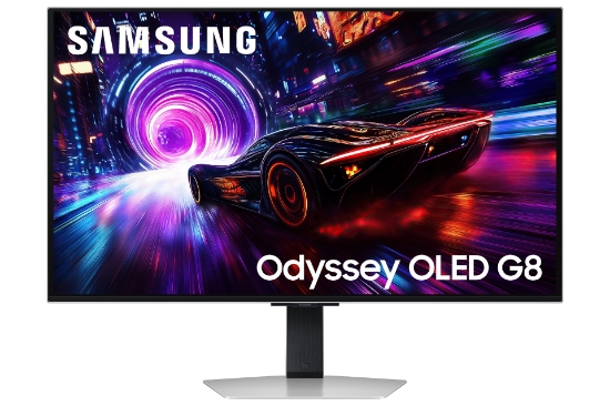 Picture of Samsung G81SF computer monitor 81.3 cm (32") 3840 x 2160 pixels 4K Ultra HD OLED Silver