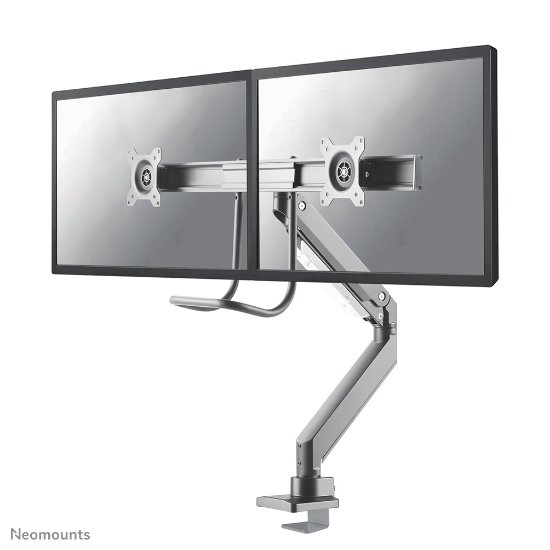 Picture of Neomounts NM-D775DXSILVER Monitor arm 10-32" - gas spring - Topfix - 180°-stop