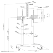 Picture of Neomounts PLASMA-M1950E TV trolley 60-100"