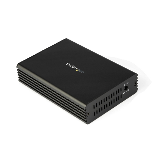 Picture of StarTech.com 10GbE Fiber Ethernet Media Converter for 1/2.5/5/10Gbps Network NBASE-T SFP to RJ45 Multigigabit Singlemode/Multimode Fiber Optic to Copper Network Ethernet to Fiber Bridge~10GbE Fiber Ethernet Media Converter for 10Gbps Network 10GBASE-T SFP to RJ45 Multigigabit Singlemode/Multimode Fiber Optic to Copper Network Ethernet to Fiber Bridge
