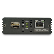 Picture of StarTech.com 10GbE Fiber Ethernet Media Converter for 1/2.5/5/10Gbps Network NBASE-T SFP to RJ45 Multigigabit Singlemode/Multimode Fiber Optic to Copper Network Ethernet to Fiber Bridge~10GbE Fiber Ethernet Media Converter for 10Gbps Network 10GBASE-T SFP to RJ45 Multigigabit Singlemode/Multimode Fiber Optic to Copper Network Ethernet to Fiber Bridge