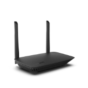 Image de Linksys E5400 routeur sans fil Gigabit Ethernet Bi-bande (2,4 GHz / 5 GHz) Noir