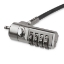 Picture of StarTech.com 6.5ft (2m) Laptop Cable Lock - 4 Digit Combination Laptop/Desktop Security Cable Lock for K-Slot Devices/Computers/Monitors - Portable Anti-Theft Vinyl Coated Steel Cable Lock