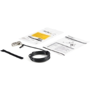 Picture of StarTech.com 6.5ft (2m) Laptop Cable Lock - 4 Digit Combination Laptop/Desktop Security Cable Lock for K-Slot Devices/Computers/Monitors - Portable Anti-Theft Vinyl Coated Steel Cable Lock
