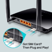 Picture of TP-Link Archer MR200 wireless router Fast Ethernet Dual-band (2.4 GHz / 5 GHz) 4G Black