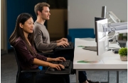 Picture of Kensington One-Touch Height Adjustable Dual Monitor Arm