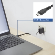 Picture of ACT USB-C laptop wall charger 65W with Power Delivery profiles, 2 meters