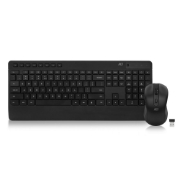 Picture of ACT Wireless keyboard and mouse bundle (Qwerty), silent click, eco-friendly, made from recycled materials