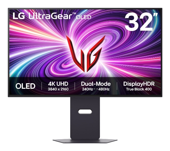 Picture of LG 32GS95UV-B computer monitor 81.3 cm (32") 3840 x 2160 pixels 4K Ultra HD OLED Black