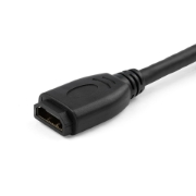 Picture of StarTech.com 6" (15cm) HDMI Port Saver Cable - 4K 60Hz High Speed HDMI 2.0 Extension Cable with Ethernet - Short HDMI Extension Cable - HDMI Male to Female Extension Adapter Cord