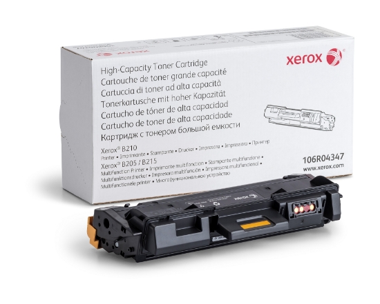 Picture of Xerox Genuine ® B205 Multifunction Printer​/​B210 Printer​/​B215 Multifunction Printer Black High capacity Toner Cartridge (3000 Pages) - 106R04347