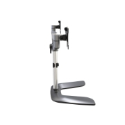 Picture of StarTech.com Dual Monitor Stand - Ergonomic Desktop Monitor Stand for up to 32" VESA Displays - Free-Standing Articulating Universal Computer Monitor Mount - Adjustable Height - Silver