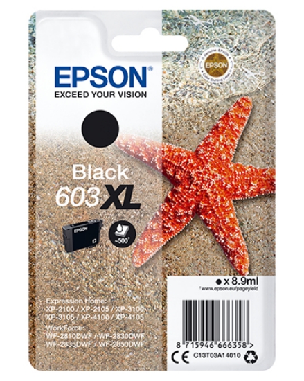Picture of Epson C13T03A14010 ink cartridge 1 pc(s) Original High (XL) Yield Black