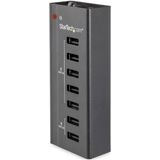 Picture of StarTech.com 7-Port USB Charging Station with 5x 1A Ports and 2x 2A Ports