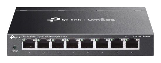 Picture of TP-Link Omada ES208G network switch Managed L2 Gigabit Ethernet (10/100/1000) Black