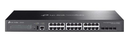 Picture of TP-Link Omada SG5428X network switch Managed L3 Gigabit Ethernet (10/100/1000) Black