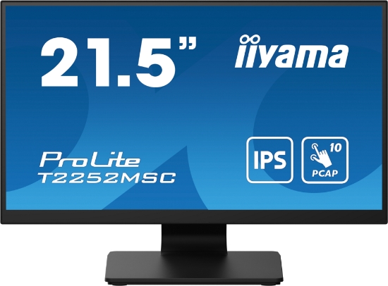 Picture of iiyama ProLite T2252MSC-B2AG computer monitor 54.6 cm (21.5") 1920 x 1080 pixels Full HD LCD Touchscreen Black